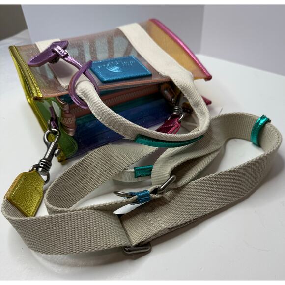 Kurt Geiger London extra small vinyl southbank tote bag - Picture 12 of 13